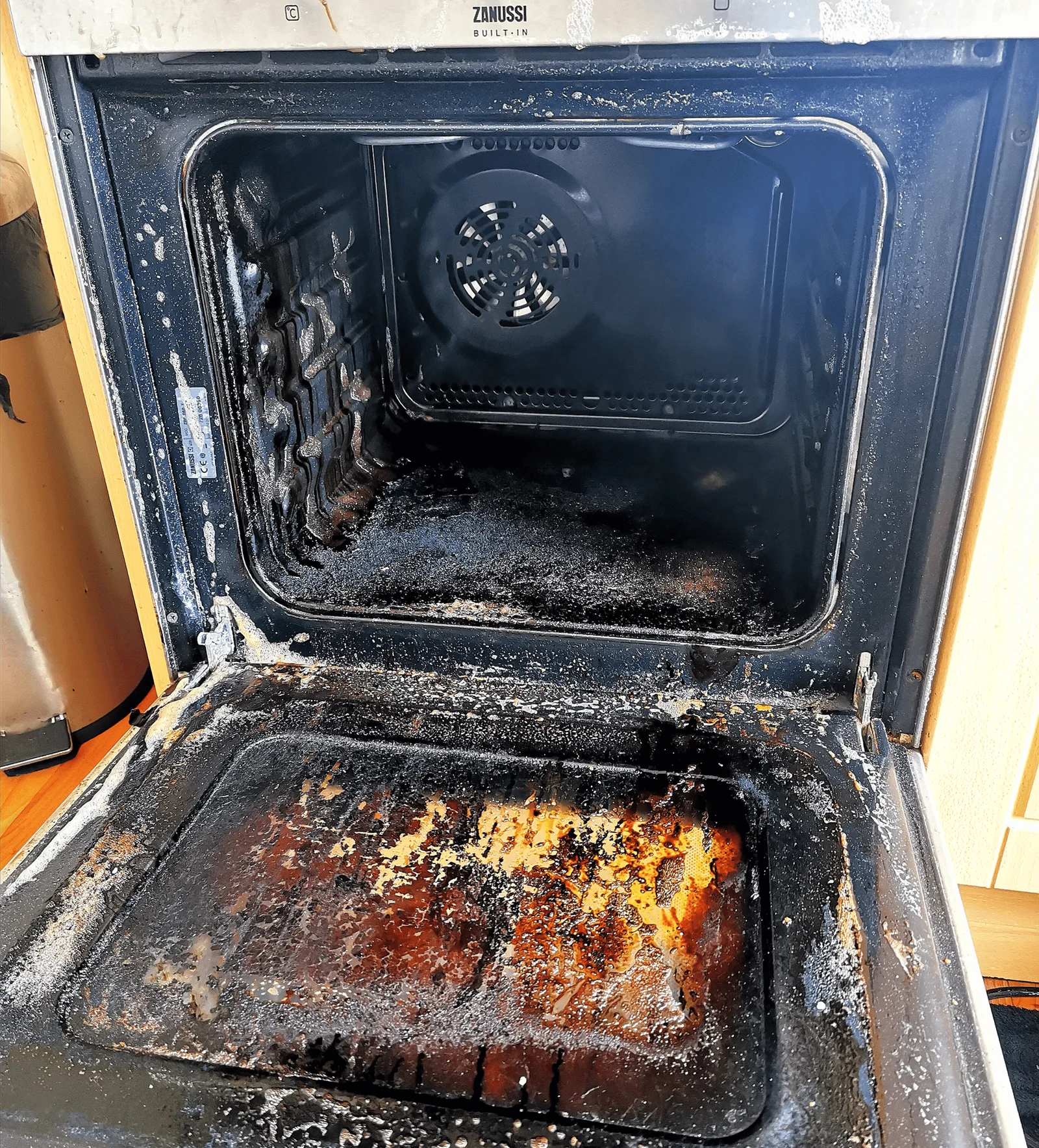 Before: Oven restoration example 1