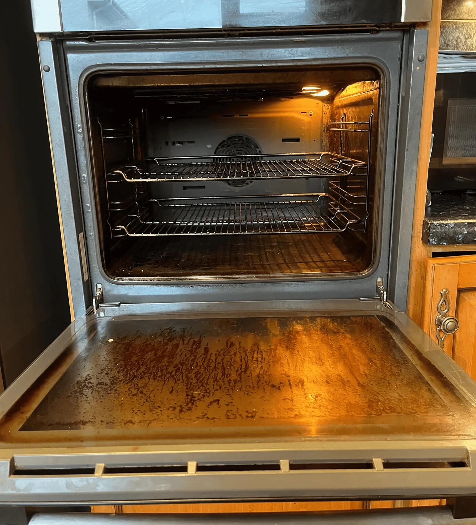 Before: Oven restoration example 2